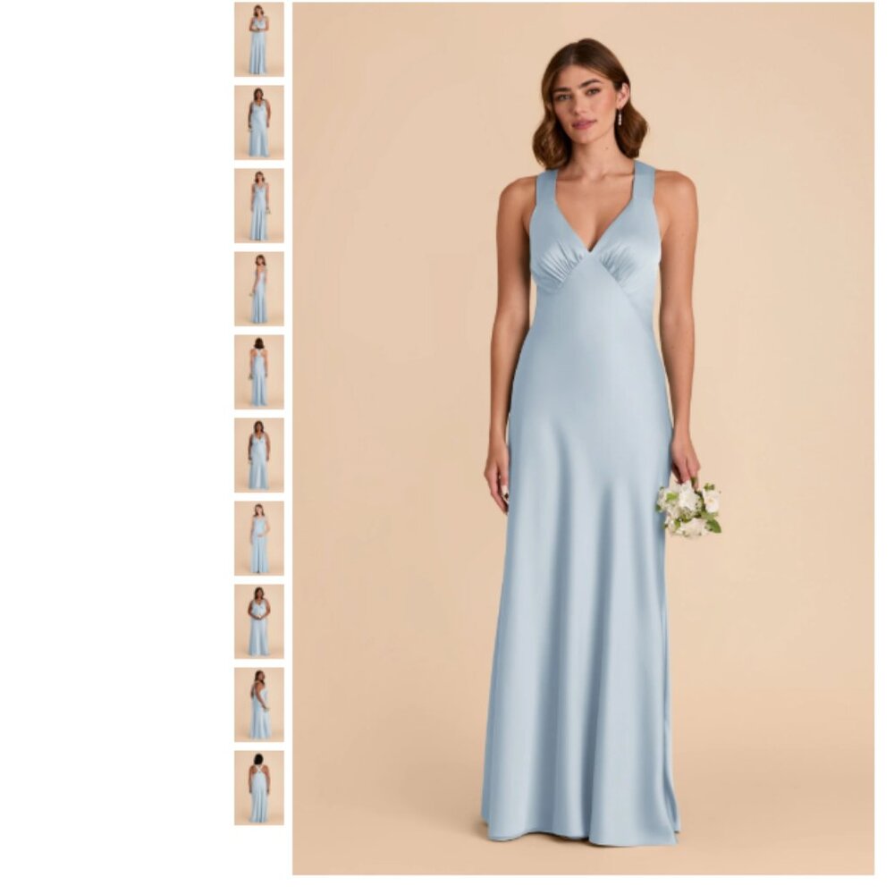Birdy Grey Light Blue Maxi Dress